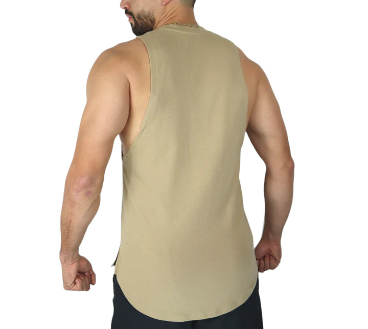BAD WOLF Tank Top Fitted Camel