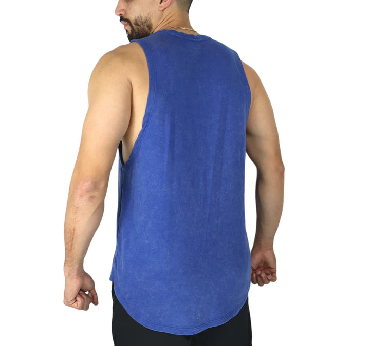 BAD WOLF Tank Top Fitted Blue